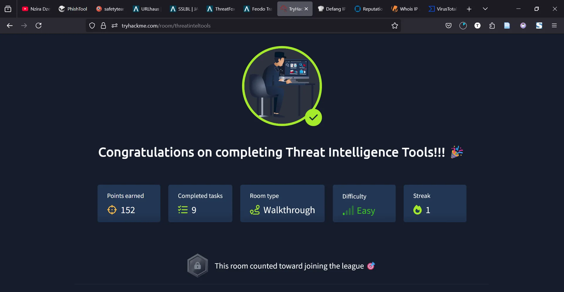 Module completion final screenshot